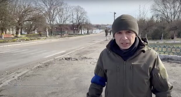 Oleksandr Berehovyj, starosta města Baštanka / Zdroj: YouTube