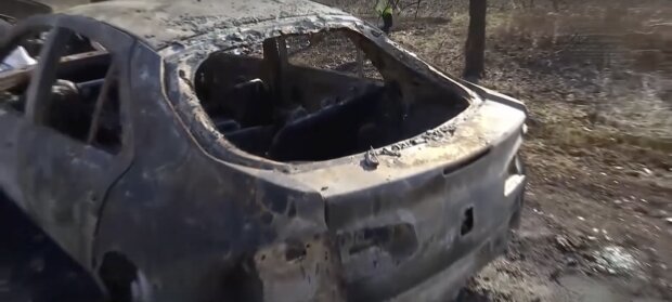 Zničené auto / ilustrační foto / Zdroj: YouTube
